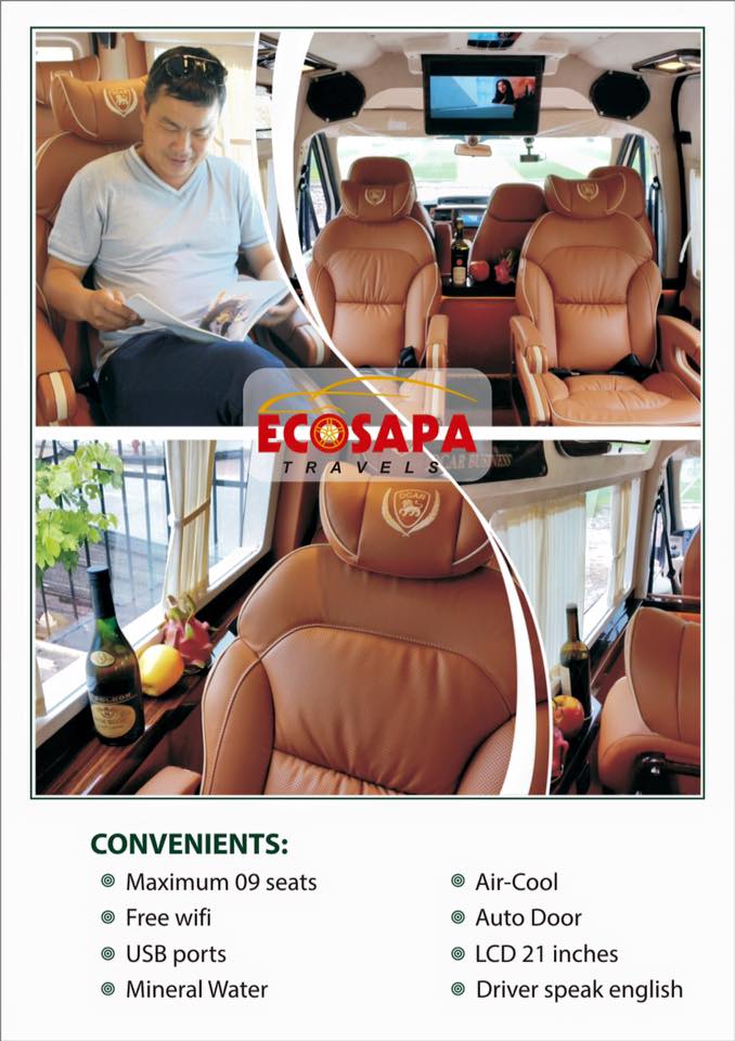 BUS HA NOI - SAPA ( BY LIMOUSINE 8 SEATS )