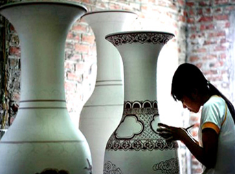 Bat Trang Ceramic Village and Van Phuc Silk Village